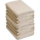 Pamuklu Hambez Kumaş–amerikan Bezi Kumaş-Naturel Kumaş - 100 cm - 220 cm - Krem