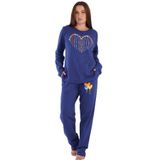 Pamuklu Kadın Büyük Beden Uzun Kol Pijama Takım, 305221