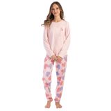Pamuklu Kadın Büyük Beden Uzun Kol Pijama Takım, 403322