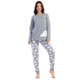 Pamuklu Kadın Uzun Kol Pijama Takım, 403035