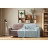 Pamuklu Kaymaz Koltuk Çekyat Örtüsü&koltuk Şalı 170X210 - Mavi - 170 x 210 cm