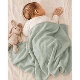 Pamuklu Müslin Battaniye Puset Örtüsü Hediyelik Çok Amaçlı Örtü 80x90cm Renk Seçenekli Mint