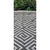 Pamuklu Organik Kilim Yıkanabilir (Kalın Ürün Bukle) - 40 x 60 cm - Kahverengi