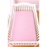 Pamuklu Penye 70x140 Lastikli Bebek Çarşafı Lastikli Beşik Çarşafı Bebek Çarşafı Pembe