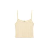 Pamuklu Slim Fit Dantel Detaylı İnce Askılı Crop Atlet