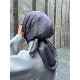 Pamuklu Soft İnci Desen Eşarp-Vizon