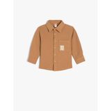 Pamuklu Uzun Kollu Cep Detaylı Polo Yaka Sweatshirt