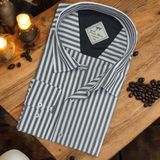 Pamuklu Uzun Kollu Erkek Gömlek (Regular Kalıp) - 3XL - Gri