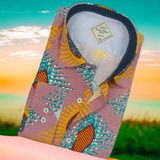 Pamuklu Uzun Kollu Erkek Gömlek (Slim Fit Kalıp) - Renkli