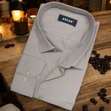 Pamuklu Uzun Kollu Vizon Erkek Gömlek (Regular Kalıp) - 2XL