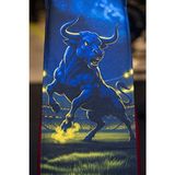 Pamuklu Yeni Nesil Fitness Spor Havlusu - Dijital Baskılı - Hızlı Kuruyan Mikrofiber | Boğa - 35 x 90 cm - Çok Renkli