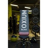 Pamuklu Yeni Nesil Fitness Spor Havlusu - Dijital Baskılı - Hızlı Kuruyan Mikrofiber | Oxium - Siyah - 35 x 90 cm