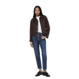 Pamuklu Yüksek Bel Regular Fit Mom Jean Pantolon - Mom Jeans
