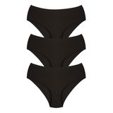 Pamuklu Yüksek Bel Toparlayıcı Kadın Bikini Külot 3'lü Paket - 2