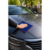 Pamuva Mikrofiber Cam Kurulama Bezi | Oto Cam Kurulama Temizlik Bezi | Iz Bırakmayan Kurulama Bez | 40X40 - Lacivert