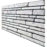 Pan Dekor 5 Adet (2,5m2) x Kesme Taş Desenli 3 Boyutlu Renkli Strafor Köpük Duvar Kaplama Paneli (KS-409)