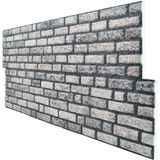 Pan Dekor 5 Adet (2,5m2) x Minik Taş Desenli 3 Boyutlu Renkli Strafor Köpük Duvar Kaplama Paneli (MN-608)