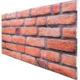 Pan Dekor 5 Adet (2,5m2) x Tuğla Desenli 3 Boyutlu Renkli Strafor Köpük Duvar Kaplama Paneli (BR-528)