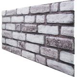 Pan Dekor 5 Adet (2,5m2) x Tuğla Desenli 3 Boyutlu Renkli Strafor Köpük Duvar Kaplama Paneli (BR-557)