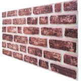 Pan Dekor 5 Adet (2,5m2) x Tuğla Desenli 3 Boyutlu Renkli Strafor Köpük Duvar Kaplama Paneli (BR-562)
