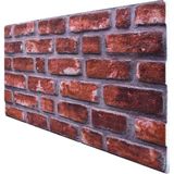 Pan Dekor 5 Adet (2,5m2)X Tuğla Desenli 3 Boyutlu Renkli Strafor Köpük Duvar Kaplama Paneli (BR-533)