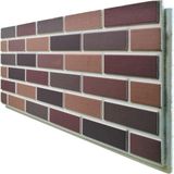 Pan Dekor 5 Adet (3m2) x Tuğla Strafor Dış Cephe Duvar Paneli (DCT-506) - 120 x 50 - Bej - Tekli