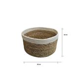 Panalı Naturel Yuvarlark Organize Sepet M Boy PNL-PH35M