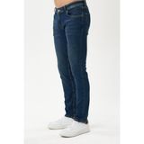 Panama 761-01 Tint Blue Likralı Dar Paça Dar Kesim Erkek Kot Pantolon Mavi - 32 / 32