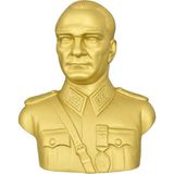 Panapole 80 cm Mareşal Üniformalı Alüminyum Atatürk Büstü