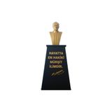 PANAPOLE Atatürk Büstü (70cm Fiber)+ Kaide (120cm) Lise Modeli