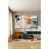 Panaromik Yatay Tekli Kanvas Tablo Modern Salon Mutfak Yatak Odası Ofis Soyut Dijital Sanat 1165