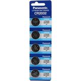 Panasonic 5'li Blister CR2032 220mAh 3V Lityum Pil Tek Kullanımlık Yüksek Performans