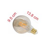 PANASONIC 7W Sıcak Sarı Filament Ampul | 2000K Retro Görünüm, Düşük Enerji Tüketimi