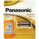Panasonic Alkalinli Ince Pil Aaa/2 2 Li (LR03APB/12BP) - Altın