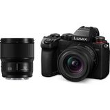 Panasonic DC-S5DWE-K Lumix S5D Tam Çerçeve Aynasız Kamera Gövdesi, 24,2mp, 4K 60P Kayıt, Canlı Vizör, Serbest Açı Monitör, Wi-Fi, Bluetooth, S-R1840E 18-40MM ve S-S50ME 50MM Objektiflerle, Siyah