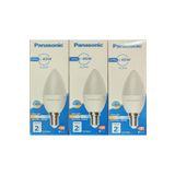 PANASONIC E14 İNCE DUYLU MUM AMPÜL 4.9w 4000 Kelvin Günışığı 3 Lü Led Ampül