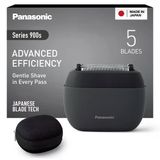 Panasonic Es-Pv3b-K803 Series 900S Premium Kompakt Tıraş Makinesi, Erkekler İçin 5 Bıçaklı Islak Ve Kuru Tıraş Makinesi, Duyarlı Sakal Sensörü, Usb-C, Premium Kılıf, Antrasit