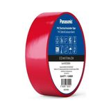 Panasonic Fr Pvc Elektrik Izolasyon Bandı Kırmızı 20M 1.80CM x 0,125MM - 8 Adet - 18mm x 0,125mm
