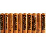 Panasonic HHR-75AAA/B-10 Ni-MH Şarj Edilebilir Pil, Kablosuz Telefonlar için, 700 mAh (10'lu Paket)