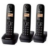 Panasonic KX-TG1613 DECT Kablosuz Ev Ofis 3 Ahizeli Telsiz Telefon