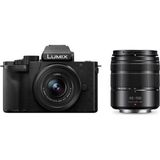 Panasonic Lumix DC-G100DWEGK Micro Four Thirds Aynasız Kamera, Lumix G Vario 12-32MM F3.5-5.6 ve 35-100MM F4-5.6 Objektifler, 20,3mp, 4K 30P/FHD 60 Video, Serbest Açılı Monitör, Usb-C Şarj, Siyah