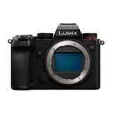 Panasonic LUMIX S DC-S5 tam çerçeve kamera (4K, L-Mount süngü, 24,2 megapiksel sensör, V log, toz ve su sıçramalarına karşı korumalı), siyah