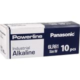 Panasonic Powerline 6LR61 Industrial Alkaline 9V Pil