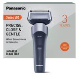 Panasonic Series 500 Es-Erm3fv503 3 Bıçaklı Islak Ve Kuru Tıraş Makinesi, Şarj Edilebilir, Japon Paslanmaz Çelik, 10D Esnek Tıraş Makinesi Başlığı, Ipx7, Usb-C Şarjlı, Mor