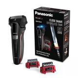Panasonic Series 500 Es-Ll41 Hibrit Tıraş Makinesi, Tıraş, Düzeltme Ve Şekillendirme İçin 3'Ü 1 Arada Tıraş Makinesi, 2 Aparat, Siyah