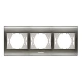 Panasonic Thea Blu Inox Beyaz 3'lü Çerçeve