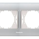 Panasonic Thea Blu Inox Matt Dore 2'li Çerçeve
