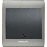 Panasonic Thea Blu Light Anahtar Çerçeve Inox Matt + Dore Kapak Füme