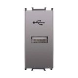 Panasonic Viko Panasonic Modüler Antrasit USB Konnektör Alt+Kapak 1m - WVTT14194AN-TR