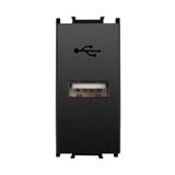Panasonic Viko Panasonic Modüler Siyah USB Konnektör Alt+Kapak 1m - WVTT14194BL-TR